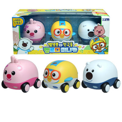韩国代购触摸pororo音乐迷车儿童过家家玩具