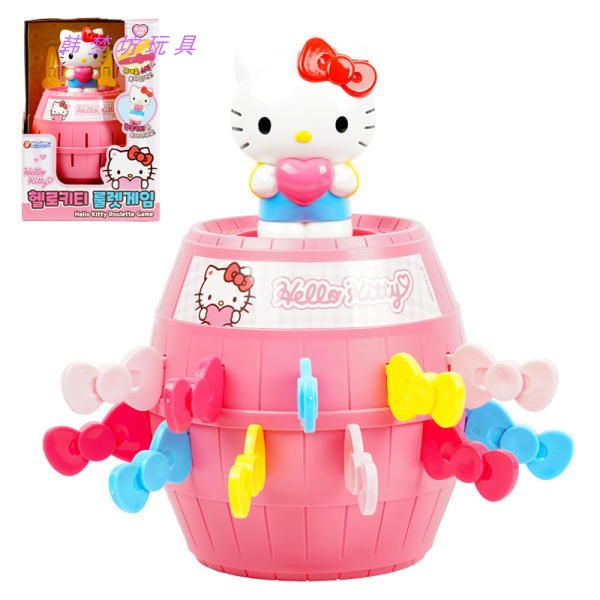 helloKitty海盗桶互动玩具
