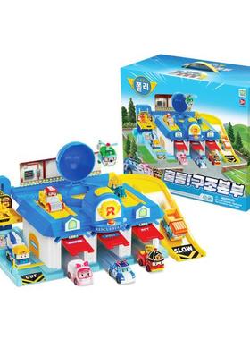 韩国直邮Robocar Poli 调度救援总部男孩过家家玩具