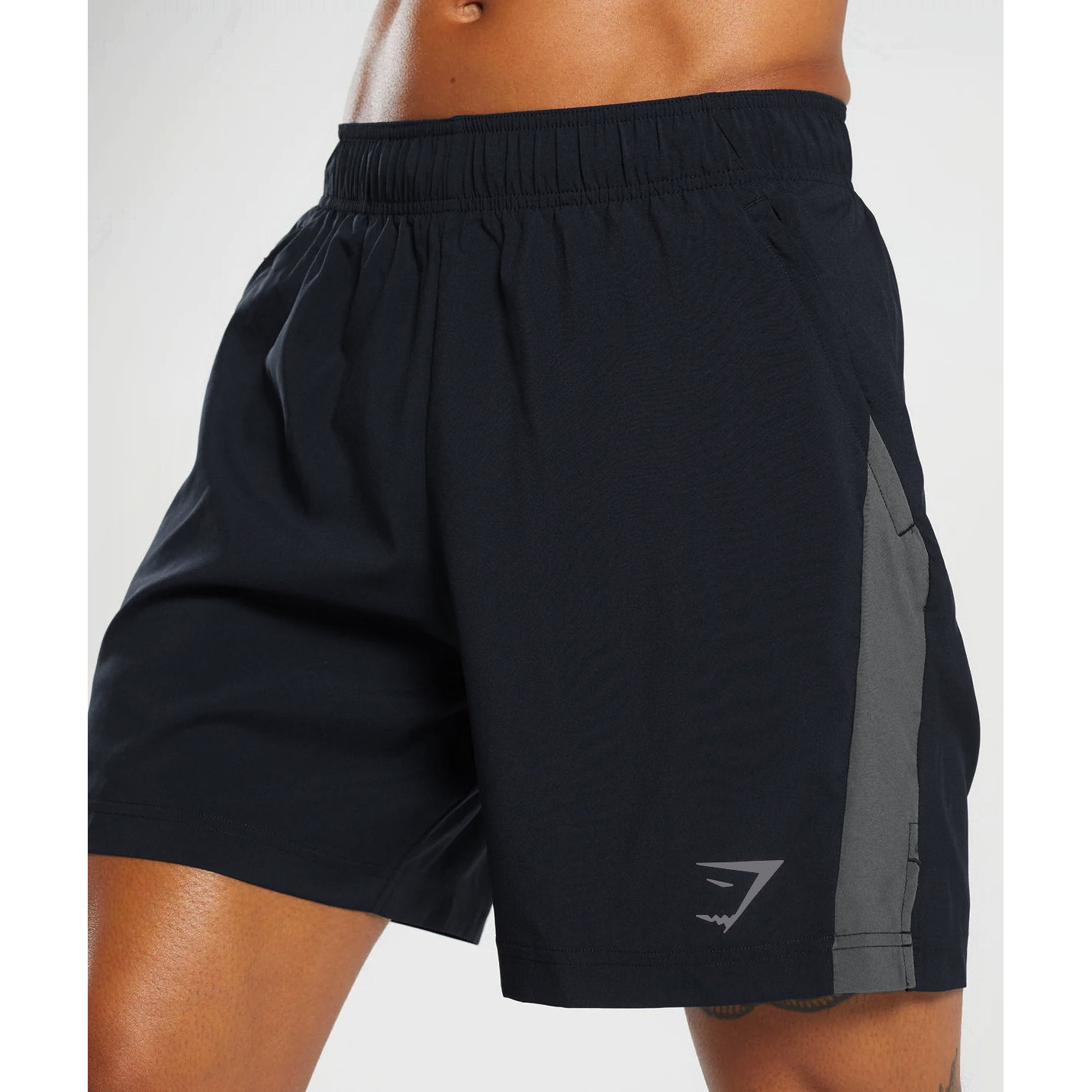 gymshark肌肉鲨鱼运动健身短裤男士夏季新款速干透气跑步训练裤子图片