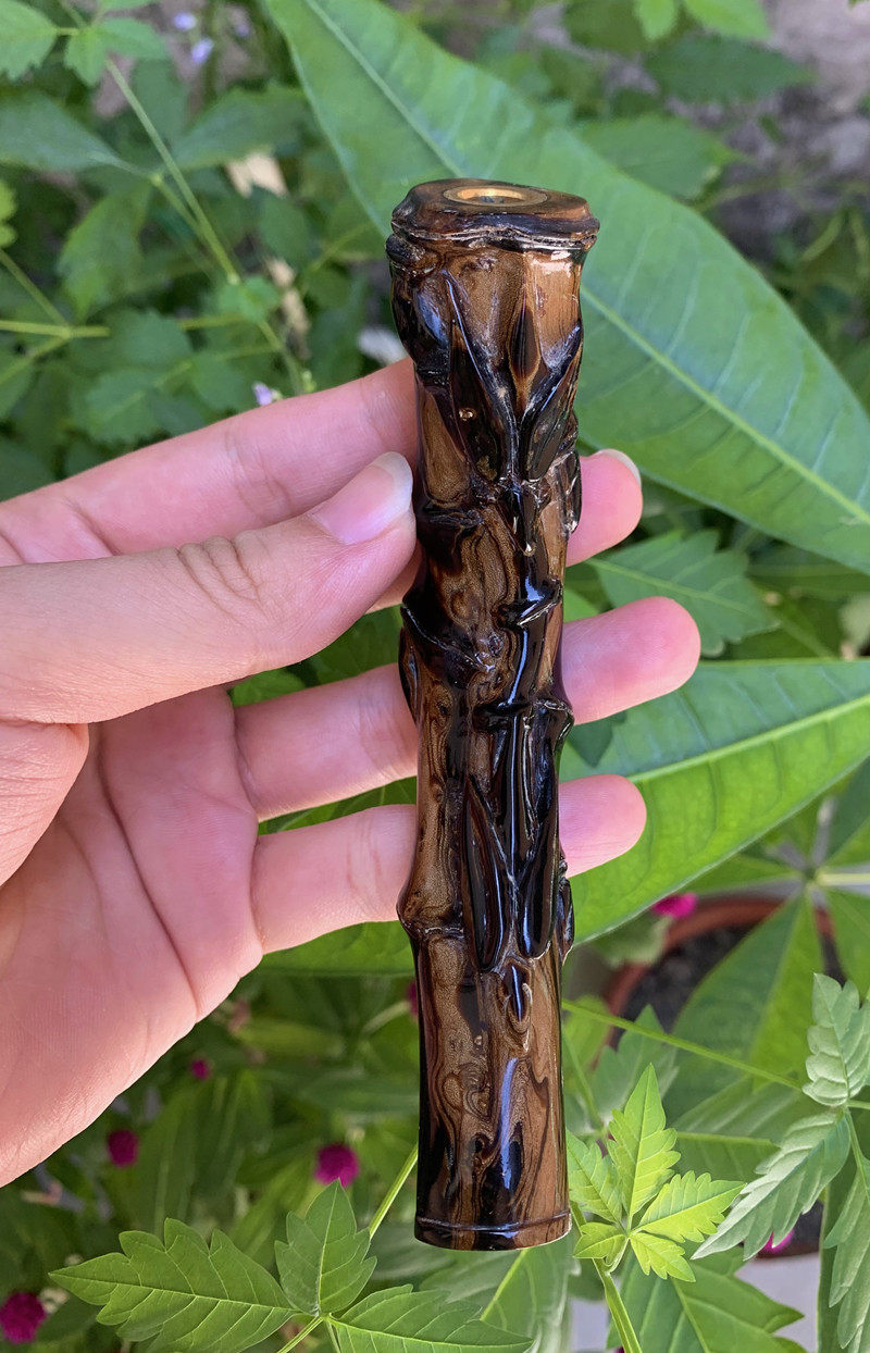 海柳烟嘴雕刻 血柳竹节男士领导烟嘴