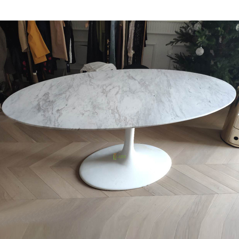 北欧简约餐桌小户型天然大理石桌轻奢岩板椭圆形家用郁金香圆桌子|ruв категории жилой мебели, Таблица класса, обеденный стол - от Buy2taobao.com для оказания профессиональной услуги покупки агента Taobao