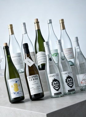 样板房ins红酒葡萄酒玻璃瓶道具样板房酒吧软装陈列柜装饰摆件
