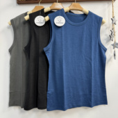 透气排汗冬暖夏凉四季 男士 16.5um美利奴全羊毛打底背心无袖 柔软