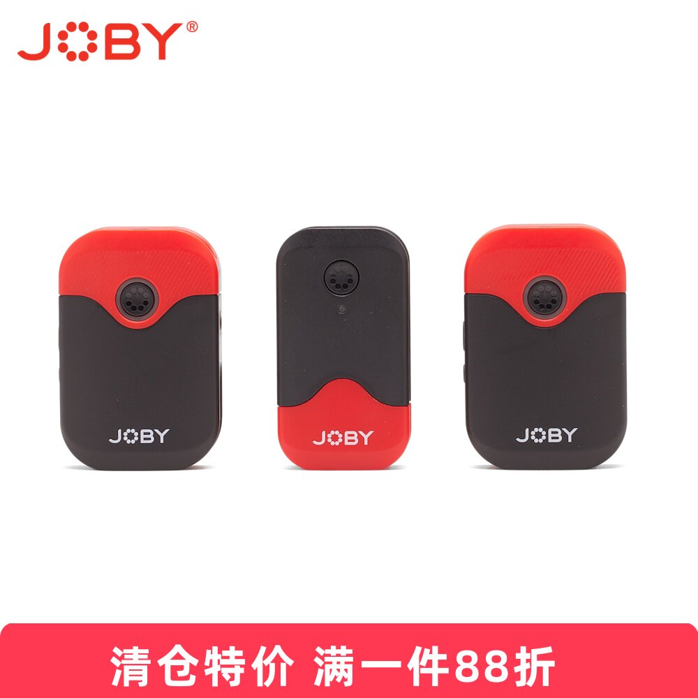JOBY宙比JB01737 Wavo AIR无线领夹麦克风一拖二直播录音小蜜蜂