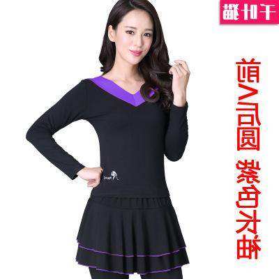 迈伦匹克官方广场舞服装莫代尔黑色V领长袖短袖上衣女拉丁舞成人|msdalam kategori Butik wanita / wanita, pakaian/pakaian kebangsaan/peringkat pakaian, pakaian kebangsaan/pakaian - dari Buy2taobao.com untuk memberikan perkhidmatan ejen Taobao profesional membeli