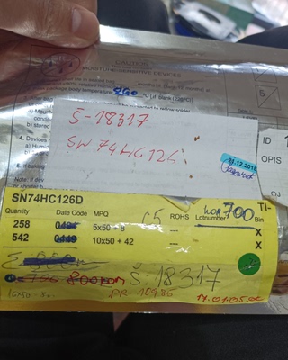 全新原装进口SN74HC126D SOP贴片