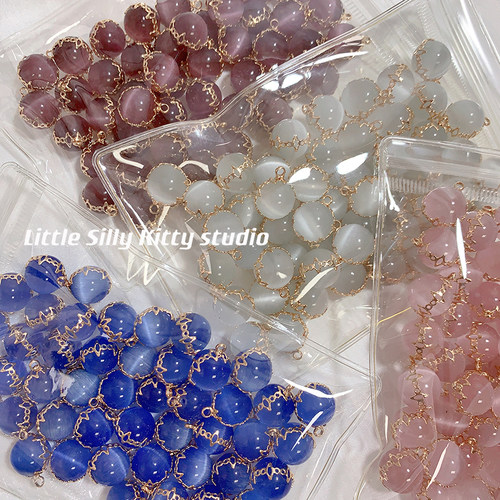 猫眼石华丽仙气光泽diy串珠