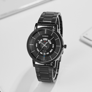B135B MTP 防水石英腕表casio商务大表盘 卡西欧手表男士