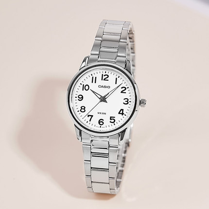 卡西欧casio手表女休闲指针石英女表LTP-1303D-7B海外直邮