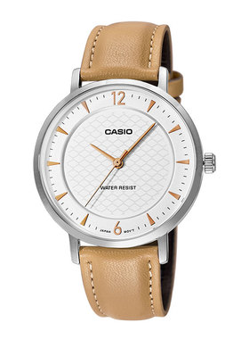 卡西欧Casio手表女薄款樱花粉简约指针石英女表LTP-VT01L海外直邮