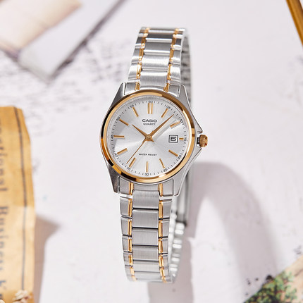 卡西欧Casio手表女时尚简约指针石英女表LTP-1183G-7A海外直邮