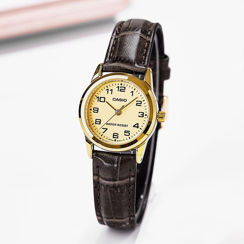 casio石英卡西欧简约手表