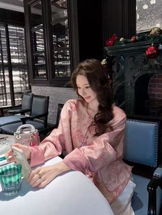 国风高级感独特复古提花短外套宽松显瘦百搭女 时尚 2026春装 新款