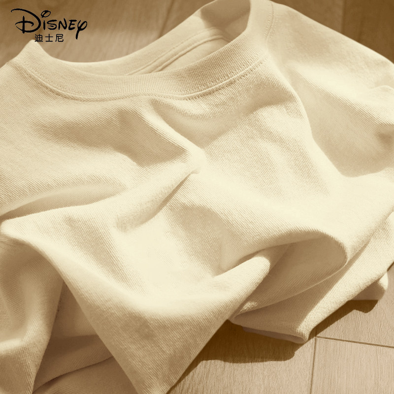 迪士尼男童短袖t恤2026新款夏季男孩纯棉半袖运动透气儿童夏装薄