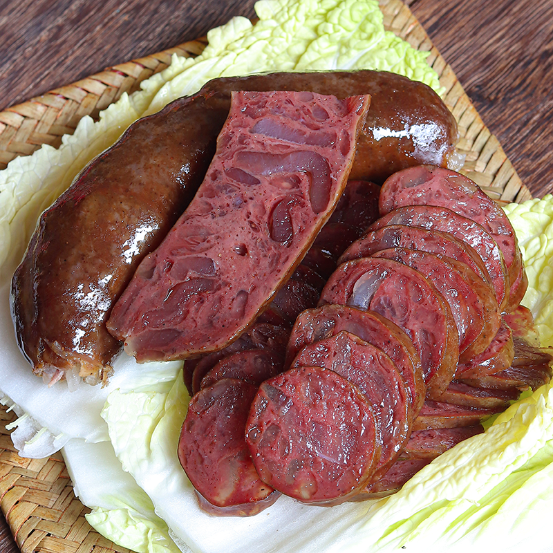 云南手工香肠豆腐肠保山施甸土猪腊肉肠灌肠农家血肠500克