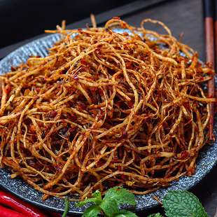 撇菜根云南德宏特产腌制蒜香酸特辣韭菜根苤撇菜根下饭菜250g瓶装