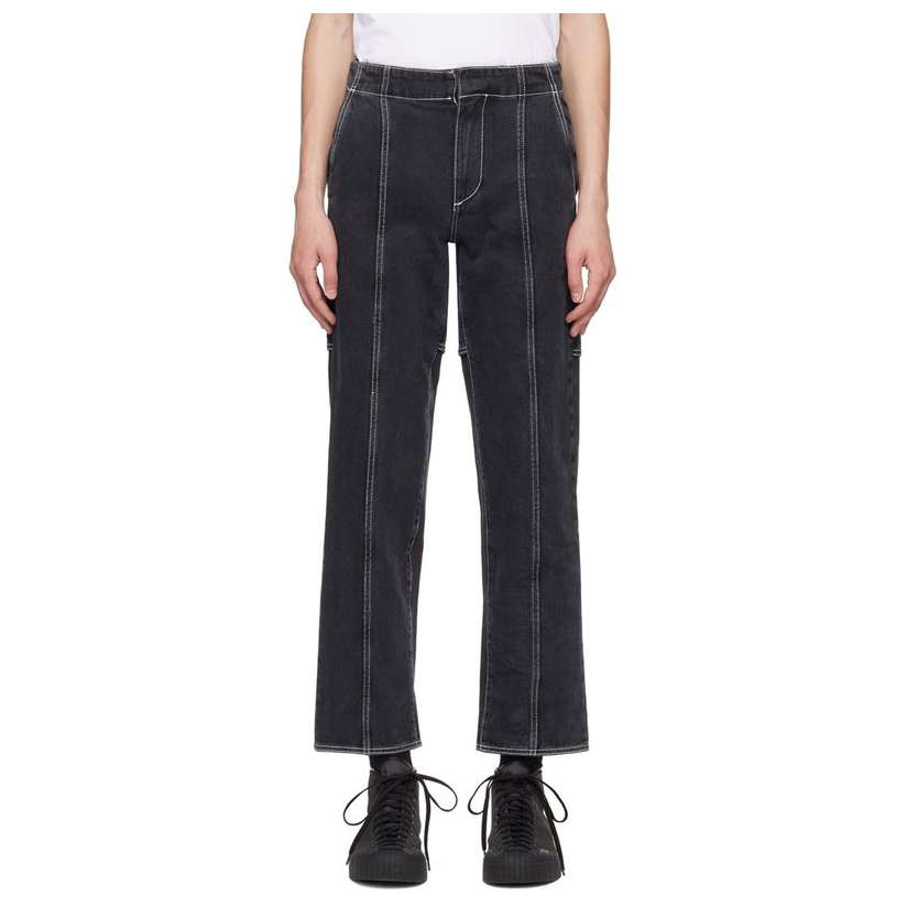 sunnei 黑色 doppio 牛仔裤男