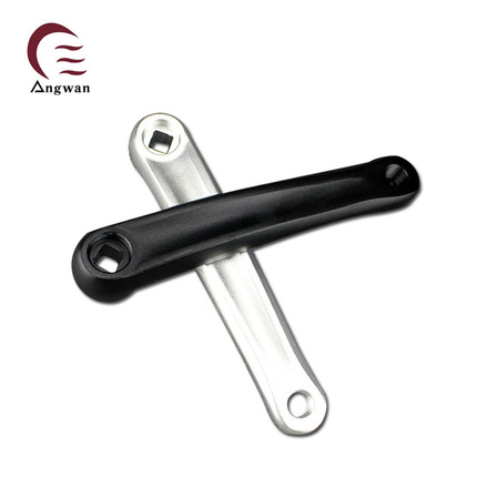 自行车山地车牙盘轮盘铝合金曲柄 中空脚踏柄菱形方形骑行零配件