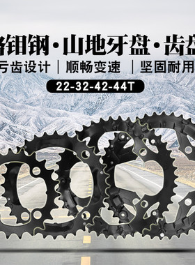 山地车牙盘8 9 10 21 24 27速修补盘片22T公路32T42T44T齿片