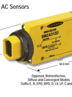 邦纳交流光电SMA31E，SM2A31R，SM2A312D，SM2A312LV，SM2A312LVC