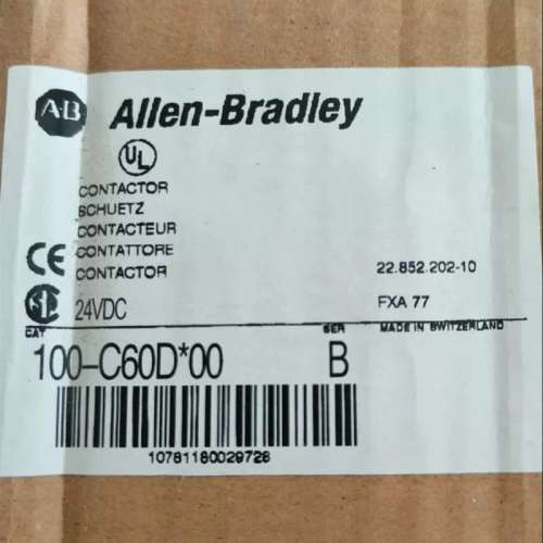 AB罗克韦尔继电器100-C60D*00 24VDC全新未拆封议价