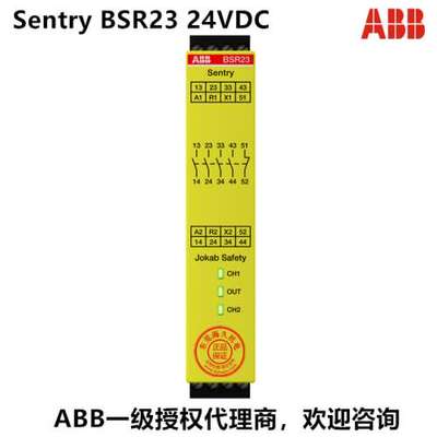 ABB安全继电器 Sentry BSR23 24VDC 2TLA010041R0600 德国进口