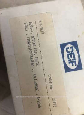 询价 GOSSEN DQ96-X 4-20ma 0-2000M min-1 DEIF DQ96-X