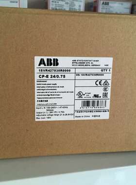 ABB全新原装，开关电源CP-E 24/0.75;10069668