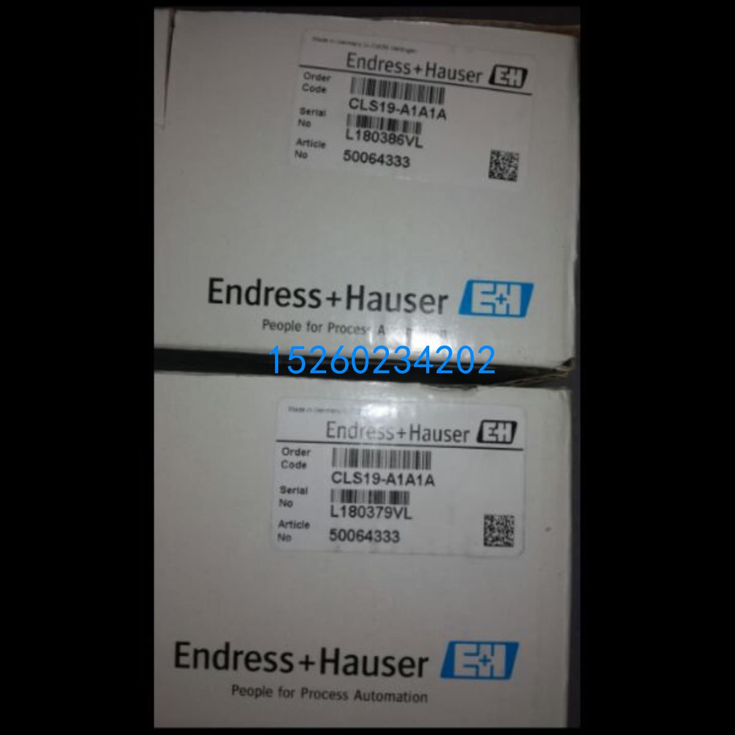 全新原装正品E+H电导率电极CLS19-A1A1A现货特价