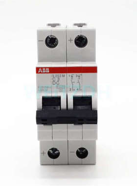 ABB S202M-C3 DC440V 直流空气开关 两极2P 小型断路器 10120673