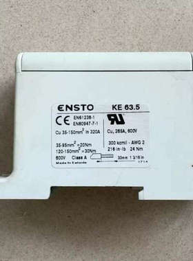 【议价】ENSTO KE63.5接线端子台