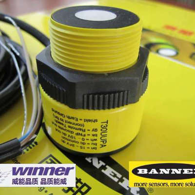 T30UUPA 美国BANNER邦纳超音波液位感测器，料位控制，卷径位移测