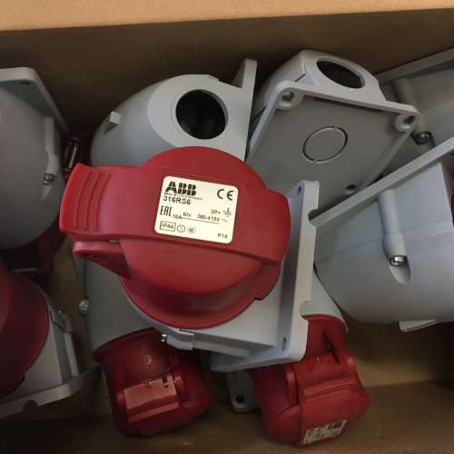 全新原装ABB工业插头插座欧洲进口 316RS6 16A 200-250V 4芯