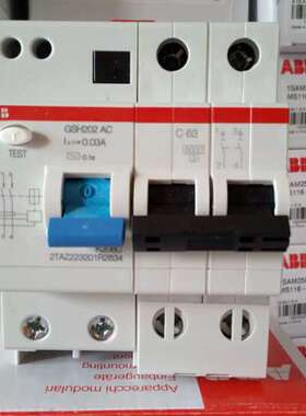 全新原装ABB漏电开关，GSH202 AC-C40/0.03；10105358