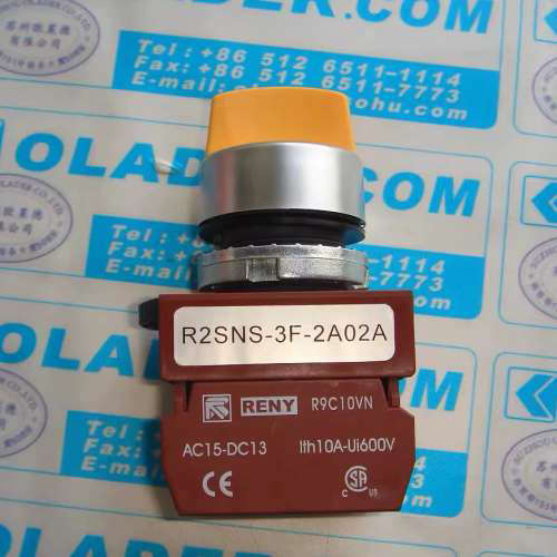 RENY R2SNS-3F-2A02A 台湾雷力带灯三位旋转开关
