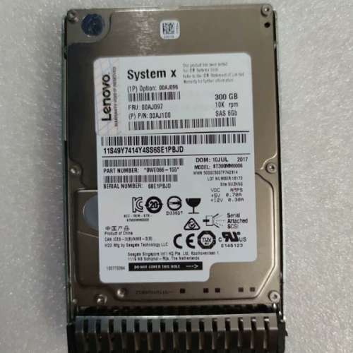 IBM 300G SAS 00AJ097 2.5寸 10K