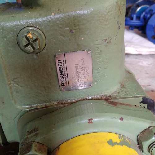 RICKMEIER油泵 DB9SO340104-9 S51000000009 527309 P.1/1 5.5/20