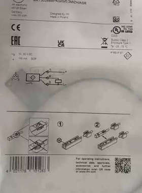 IFM易福门MK5102T型槽气缸磁性开关感测器议价