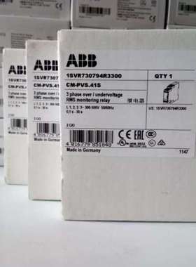 原装正品ABB监视继电器 CM-PVS.41S（过压 欠压 缺相）;10102318