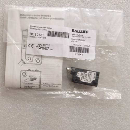 全新原装BALLUFF巴鲁夫 BOS01JK BOS 5K-PU-LH12-S75 现货