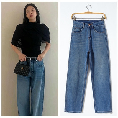 金智妮jennie牛仔裤金智妮同款