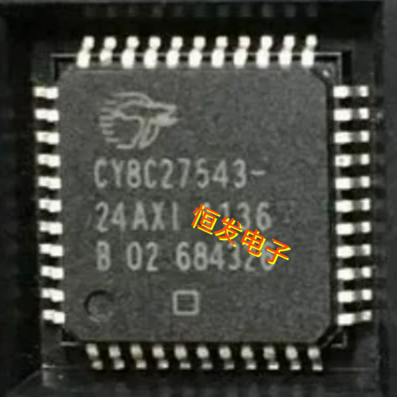 CY8C27543-24AXI CY8C27543 QFP44贴片嵌入式8位微控制器芯片IC