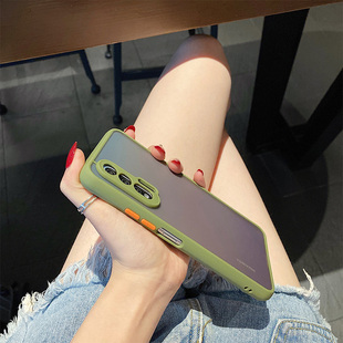 简约半透明冷淡风nova6se手机壳硅胶磨砂ins网红女款 华为nova6手机壳5G版 全包边镜头小清新nova6手机壳4G版