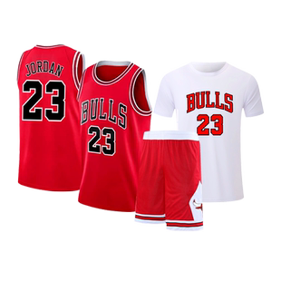 公牛23号球服 篮球服套装男科比24詹姆斯库里球衣女定制背心印字