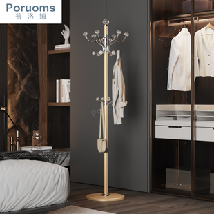 衣架衣帽架简约现代挂衣架家用卧室房间落地衣服架新款 客厅粗架子