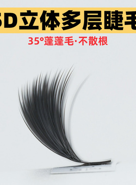 MTP美睫多层野生睫毛嫁接LB翘5D不散漫画款山茶花美睫店专用