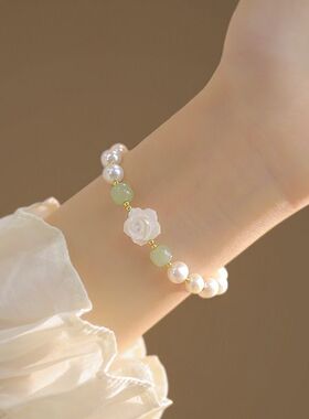 珍珠手链ins小众设计新手串手链