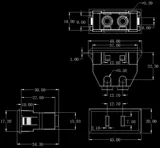 Карточная встроенная национальная двухфутная полоса защитная дверная розетка