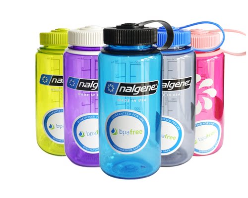 Nalgene/乐基因 学生运动便携塑料水壶时尚太空水杯子500ml